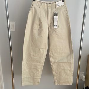 Uniqlo U Women Cotton Twill Pants NWT Size 4